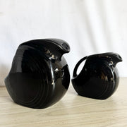 Vintage Art Deco Fiesta Ware Disk Pitchers - Set of 2