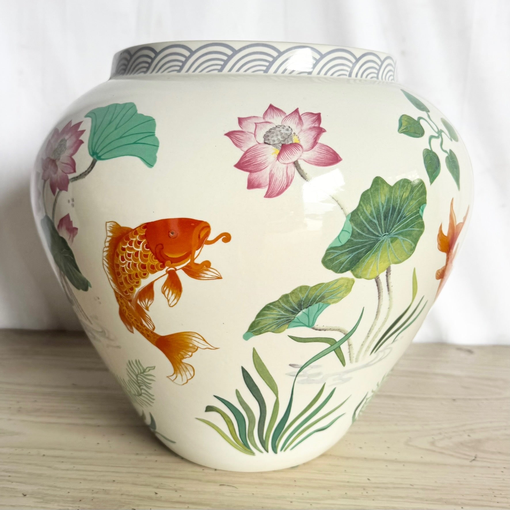 1987 “The Case of the Golden Carp” Vase by Zhe Zhou Jiang