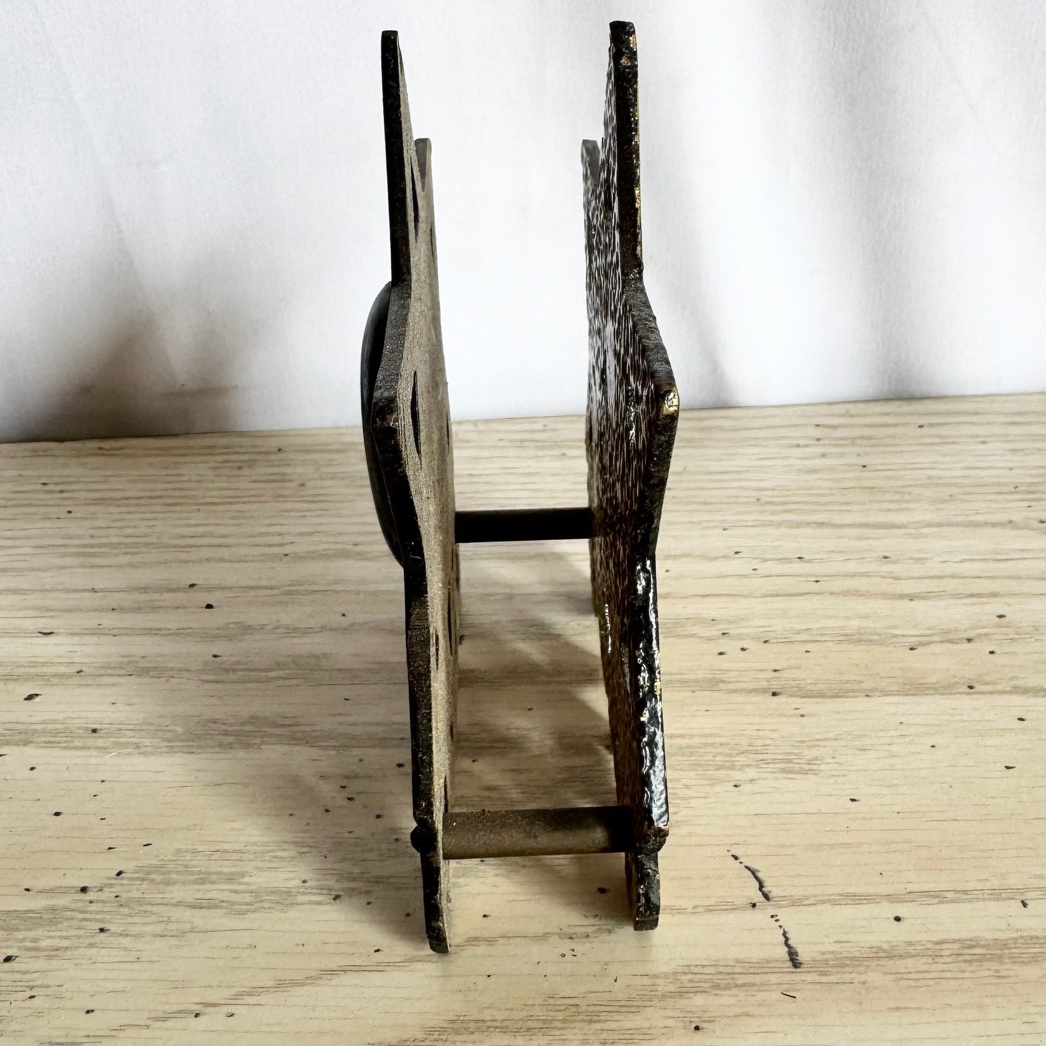 Vintage Israeli “Magen David” Brass Napkin Holder