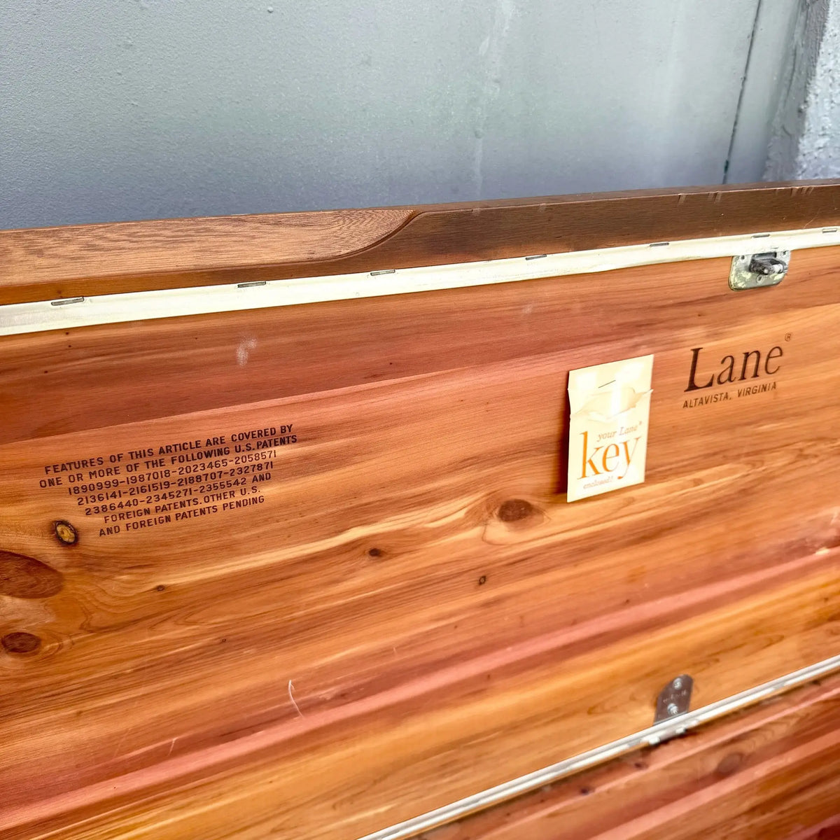 Mid-Century Modern Storage Chest by Lane Dolphin & Flamingo