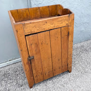 Antique Rustic Storage Cabinet / Cupboard Dolphin & Flamingo