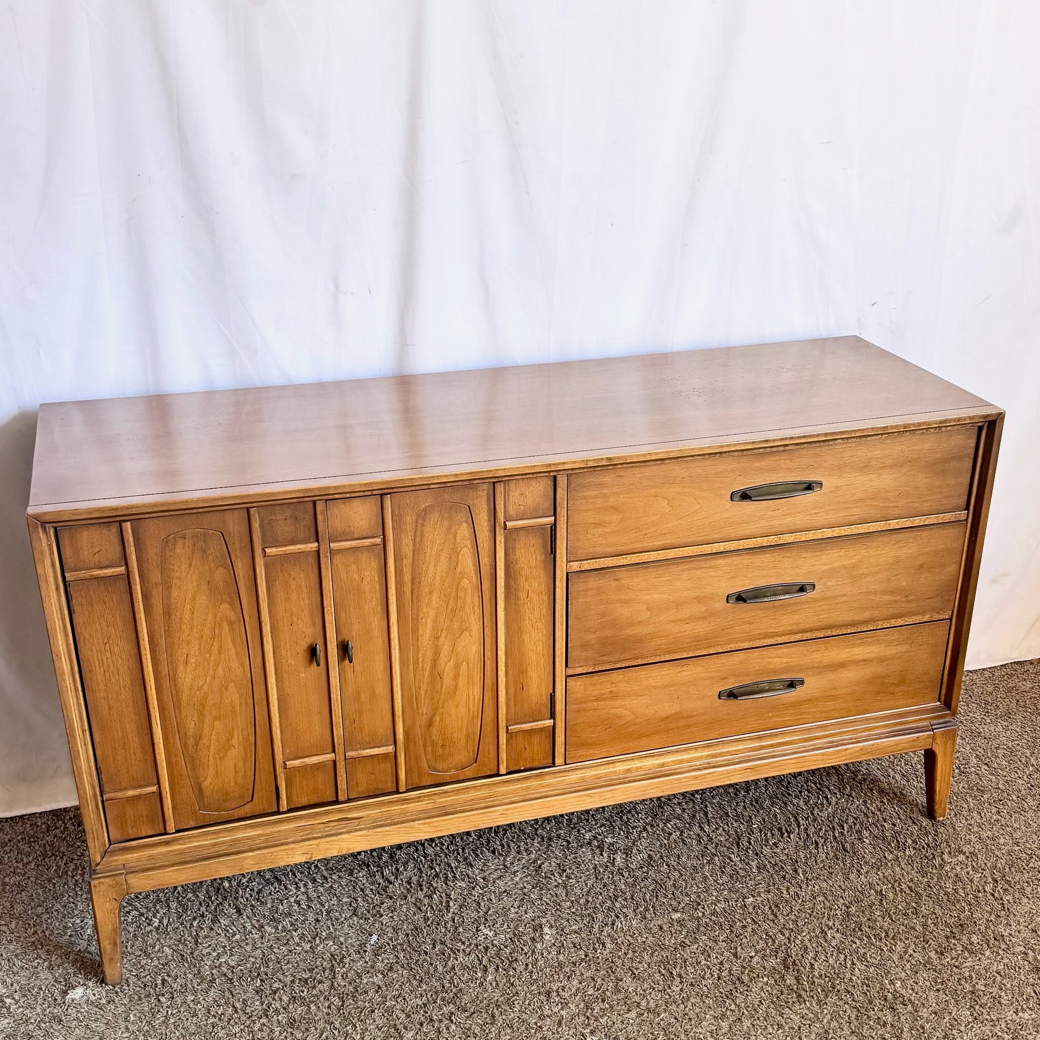 Mid Century Modern Walnut Credenza