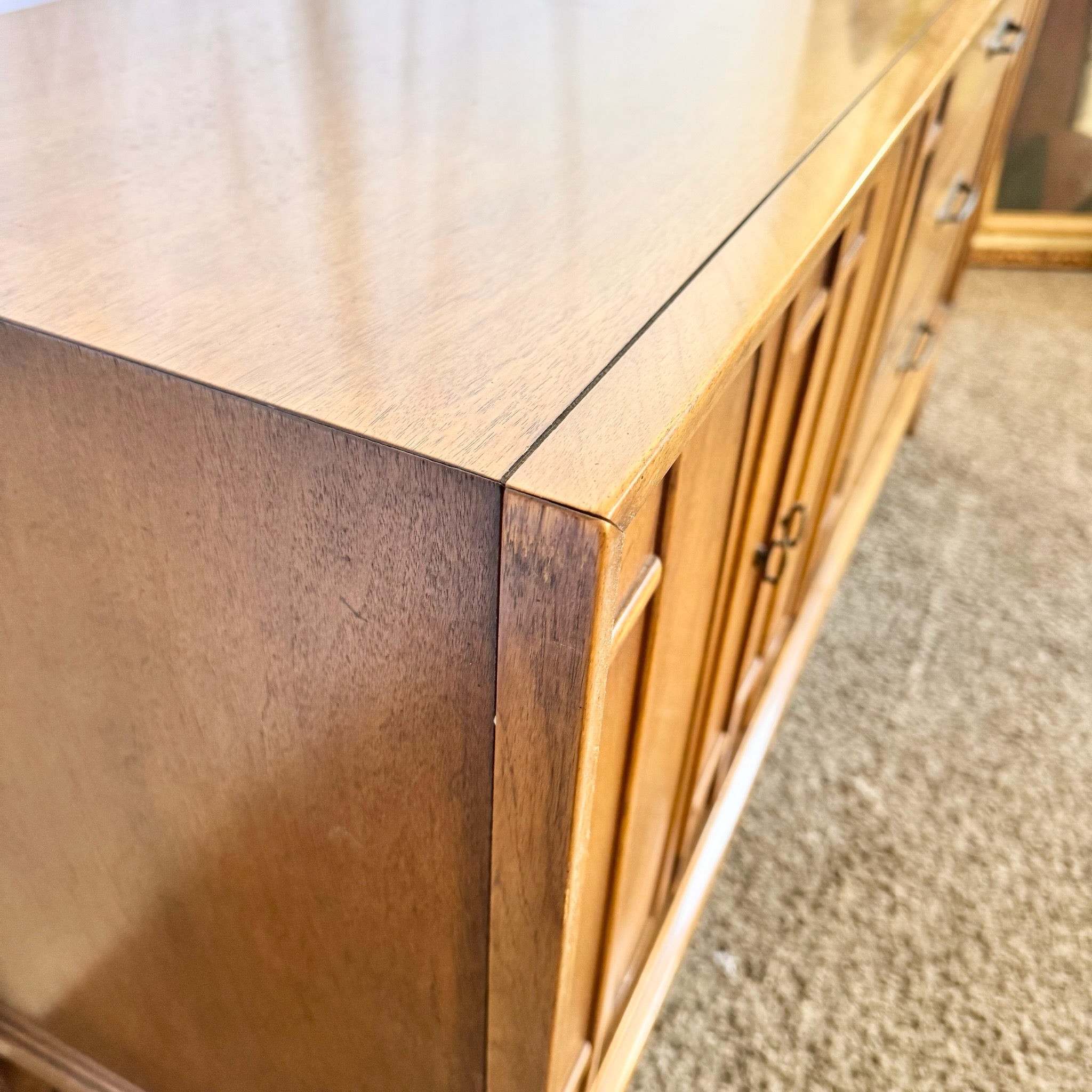 Mid Century Modern Walnut Credenza