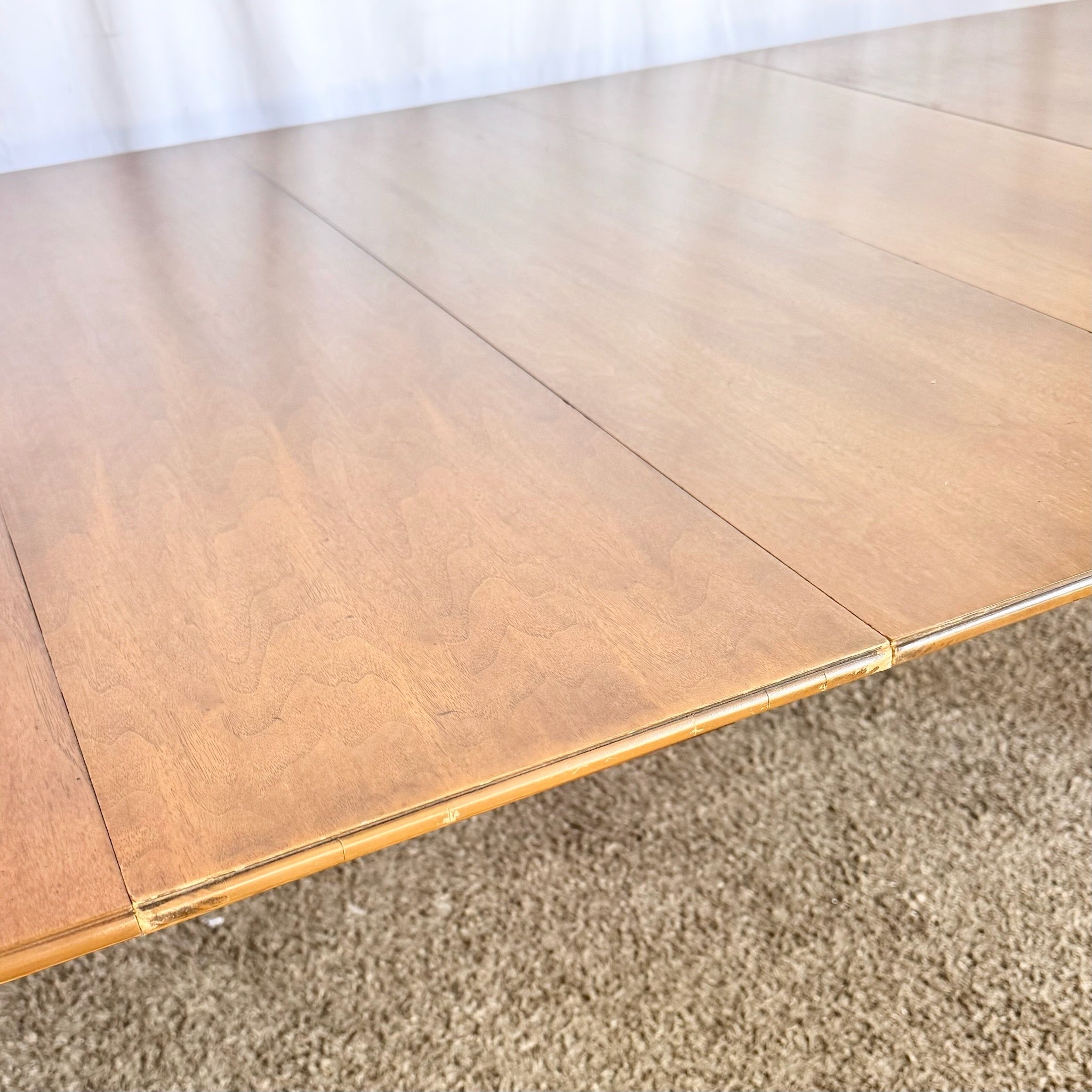 Mid Century Modern Extendable Walnut Dining Table
