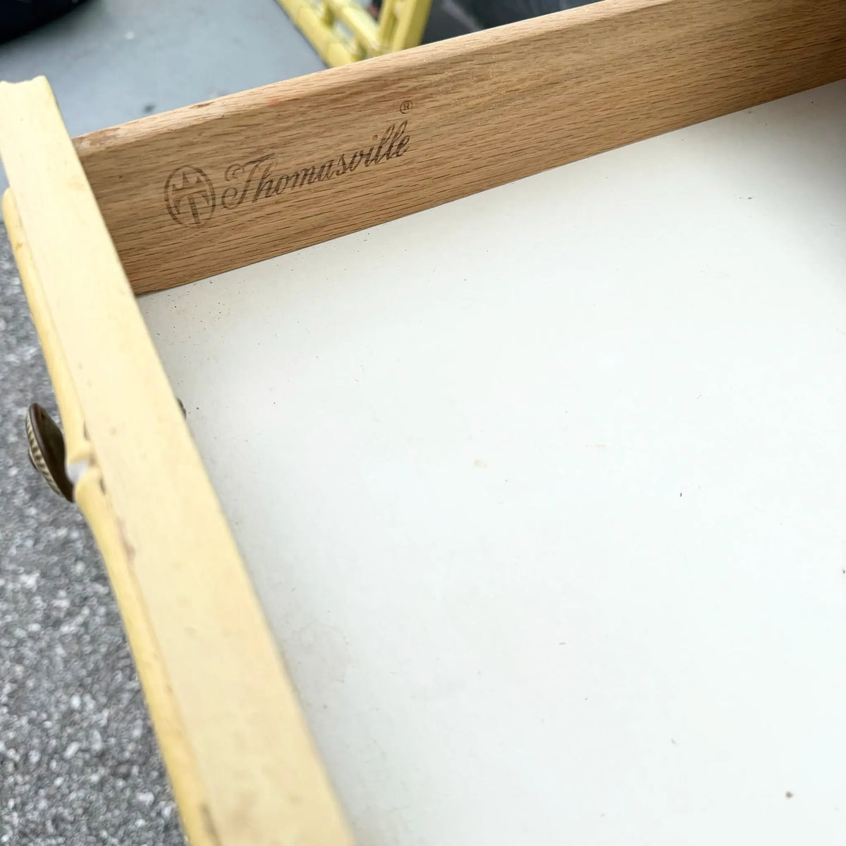 Vintage Coastal Faux Bamboo Dresser With Mirror by Thomasville Dolphin & Flamingo