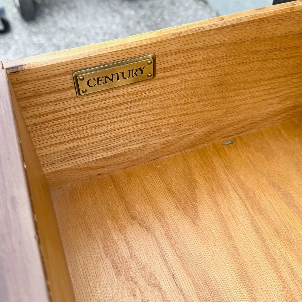 Century Furniture Chinoiserie Burlwood Dresser Dolphin & Flamingo