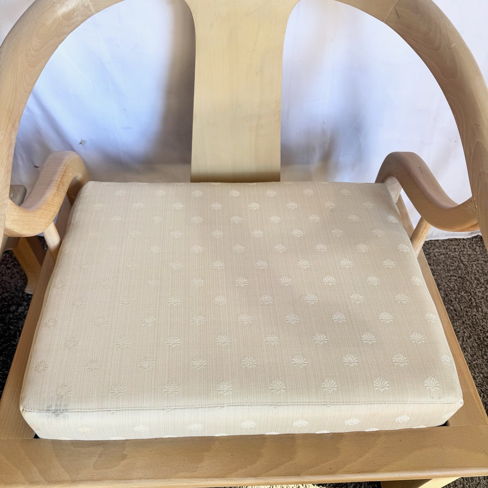 Ming Style Wooden Horseshoe Chairs by Harris Marcus Furniture - A Pair