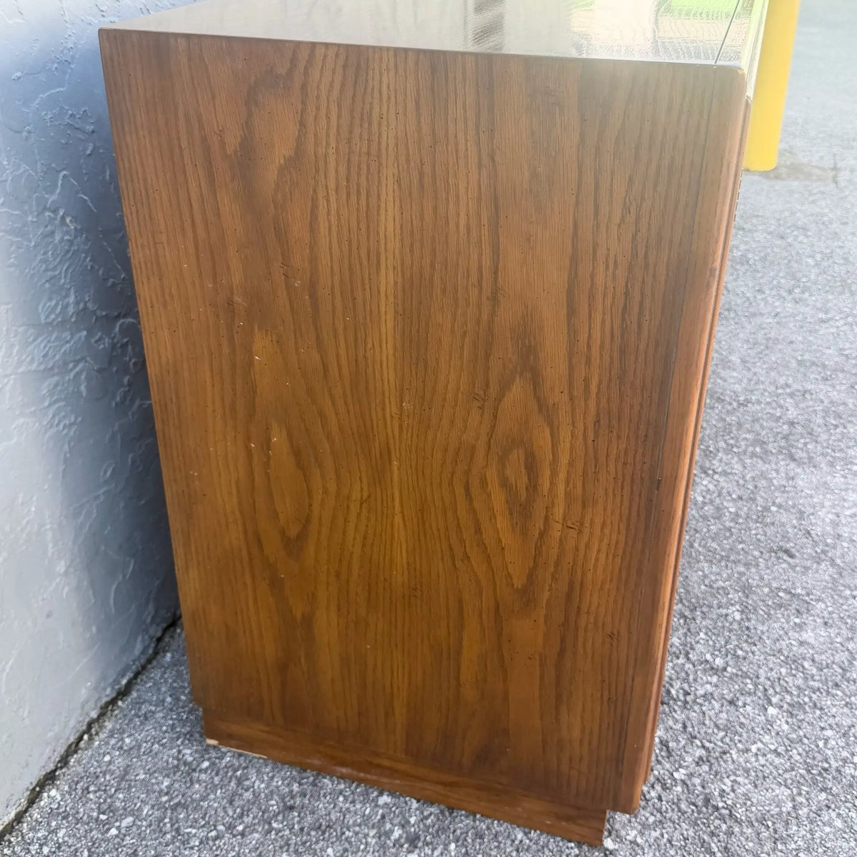 Vintage Campaign Credenza by Drexel Dolphin & Flamingo