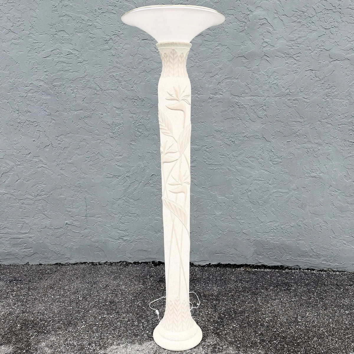Postmodern Torcherie Bird of Paradise Floor Lamp Dolphin & Flamingo
