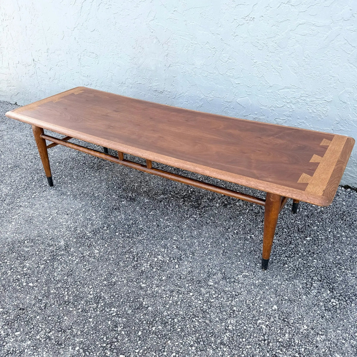 1960s Mid Century Modern Acclaim Coffee Table by Andre Bus for Lane Dolphin & Flamingo