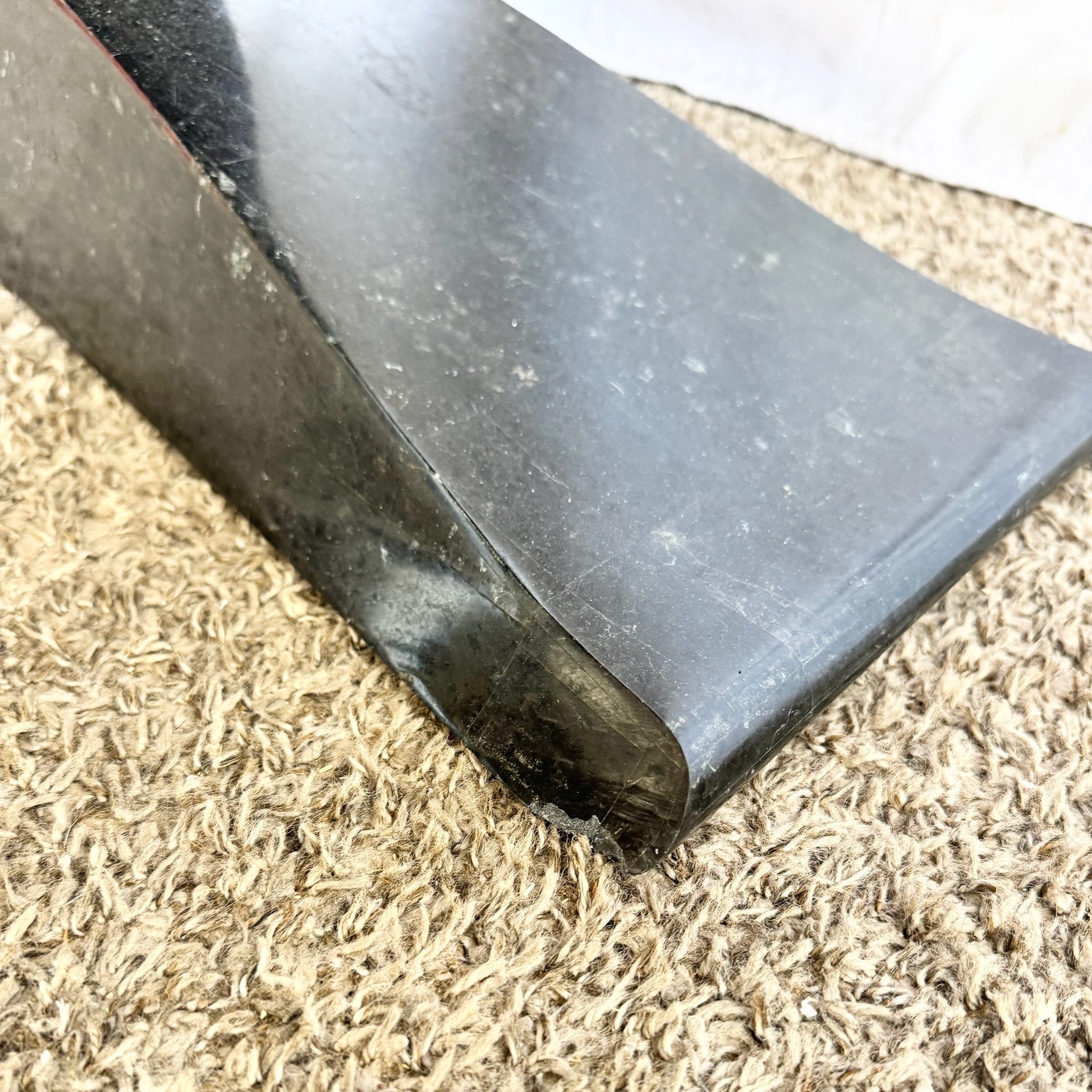 Art Deco Sculptural Black Tessellated Stone a Console Table With Chrome Inlay - Dolphin & Flamingo