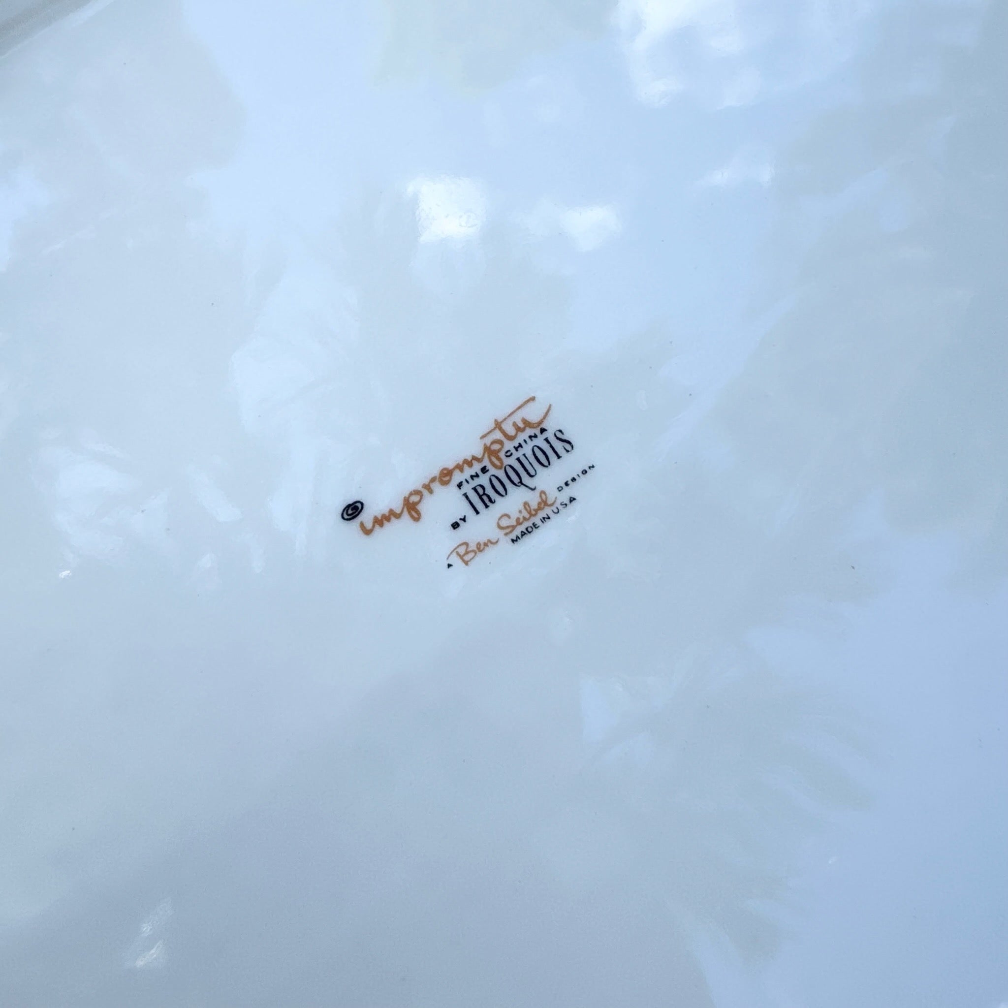 Mid Century Modern Iroquois Parasols Dish Set by Ben Seibel - 11 Pieces Dolphin & Flamingo