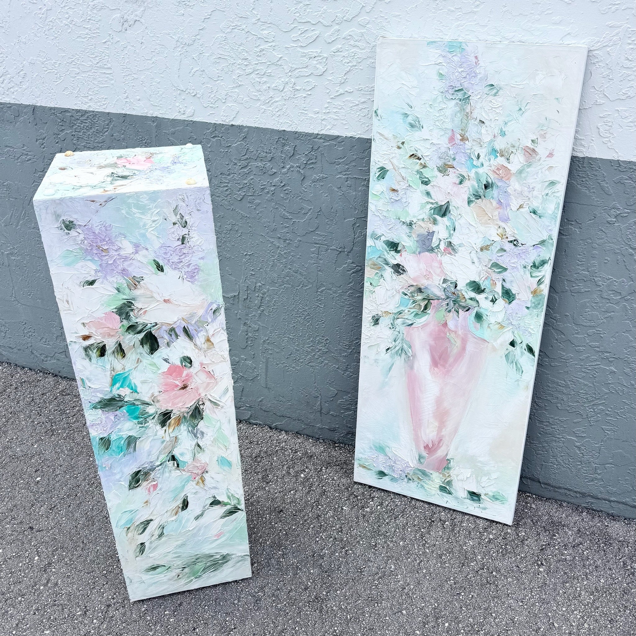 Pedestals - Dolphin & Flamingo