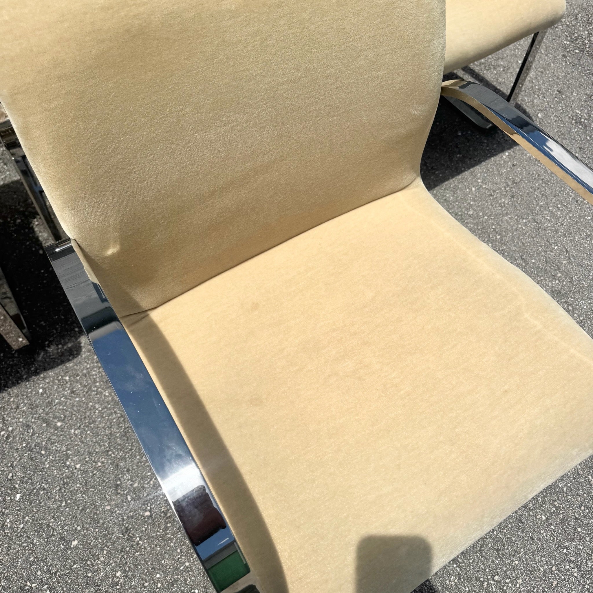 Mid Century Modern Miles Van Der Rohe Brno Style Cantilever Dining Chairs - Set of 8 Dolphin & Flamingo