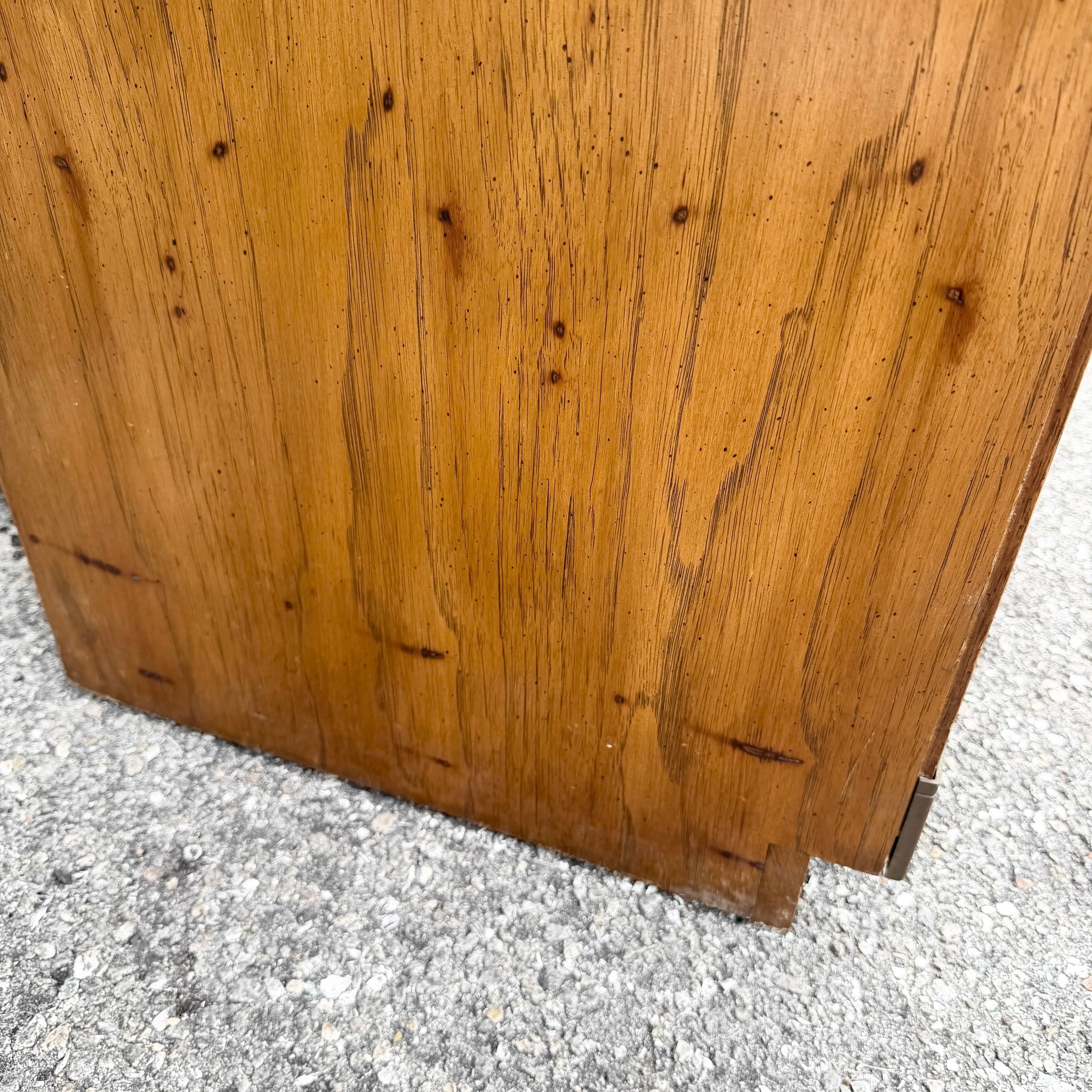 Vintage Huntley Campaign Highboy Dresser by Thomasville Dolphin & Flamingo