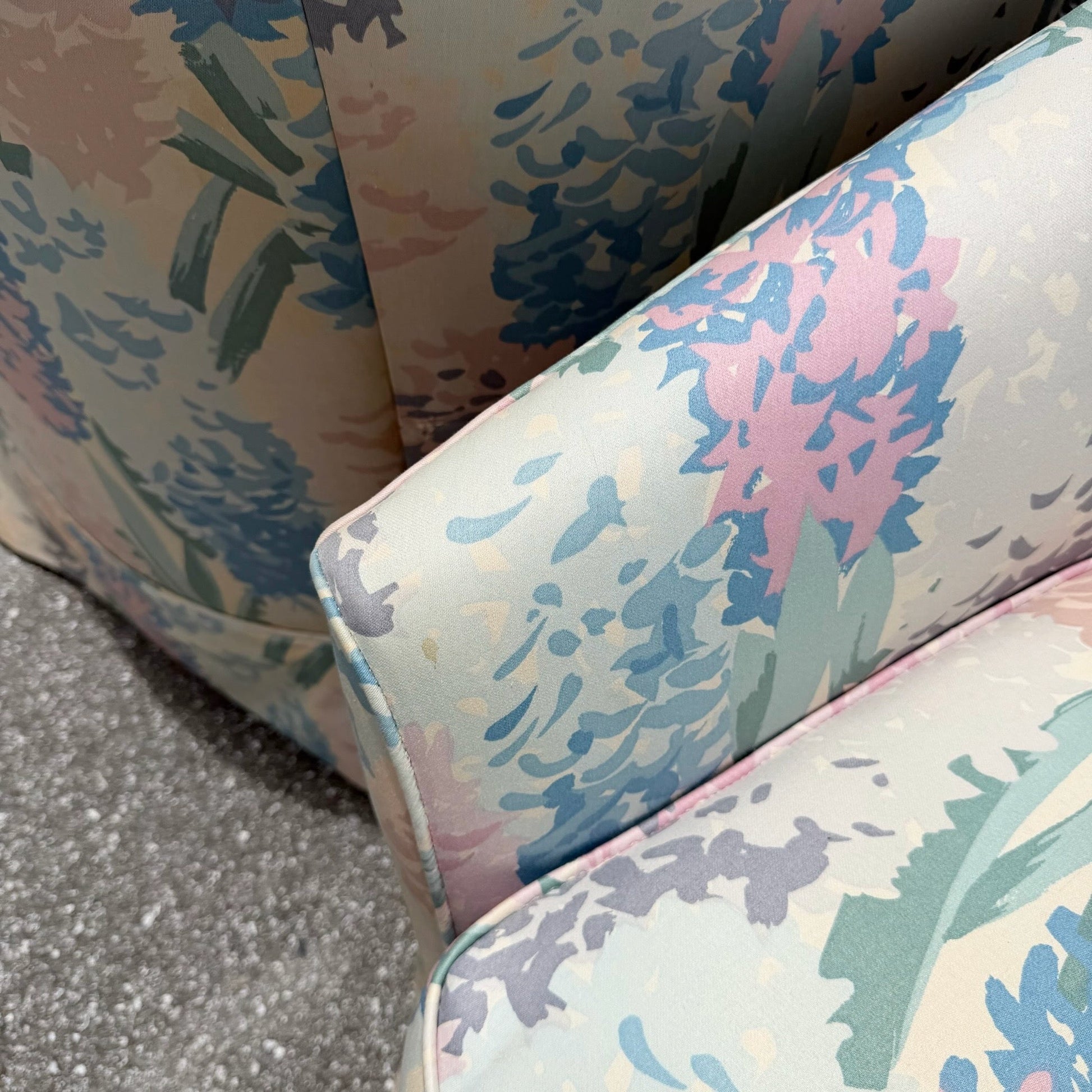 Vintage Postmodern Tufted Swivel Barrel Chairs - A Pair Dolphin & Flamingo