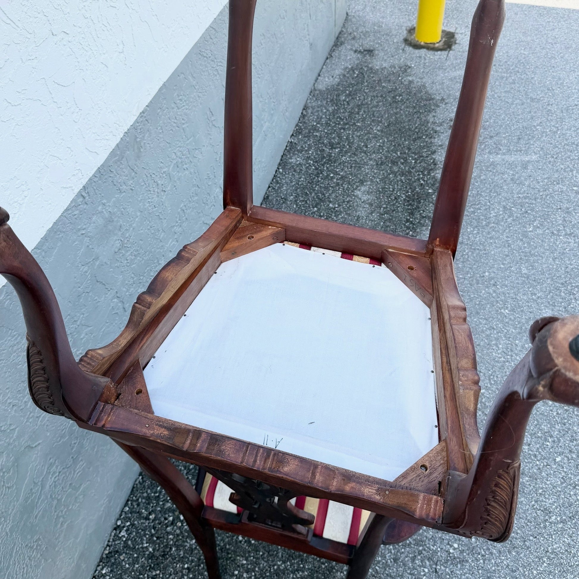 Vintage Chippendale Style Ball in Claw Dining Chairs - Set of 9 Dolphin & Flamingo