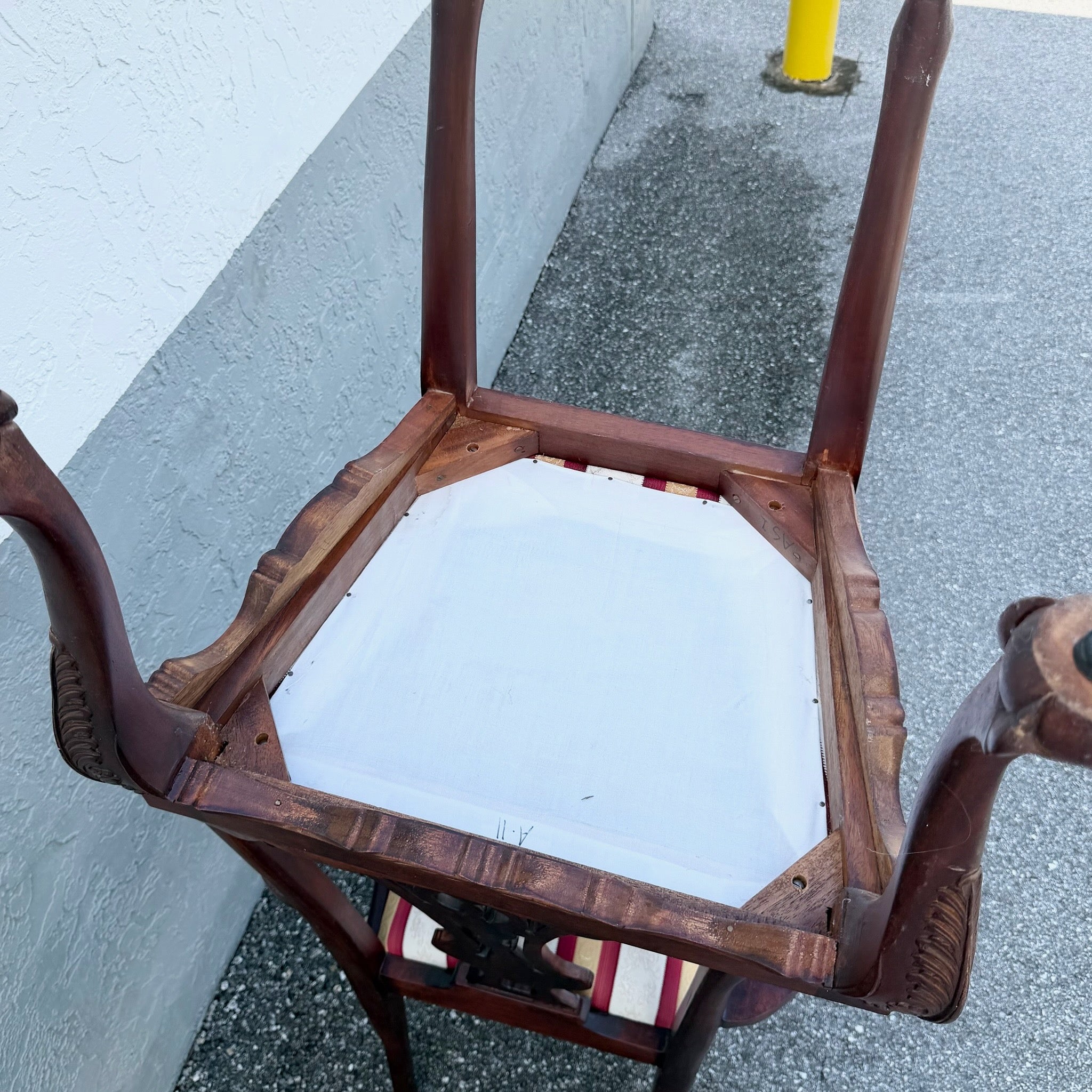 Vintage Chippendale Style Ball in Claw Dining Chairs - Set of 9 Dolphin & Flamingo