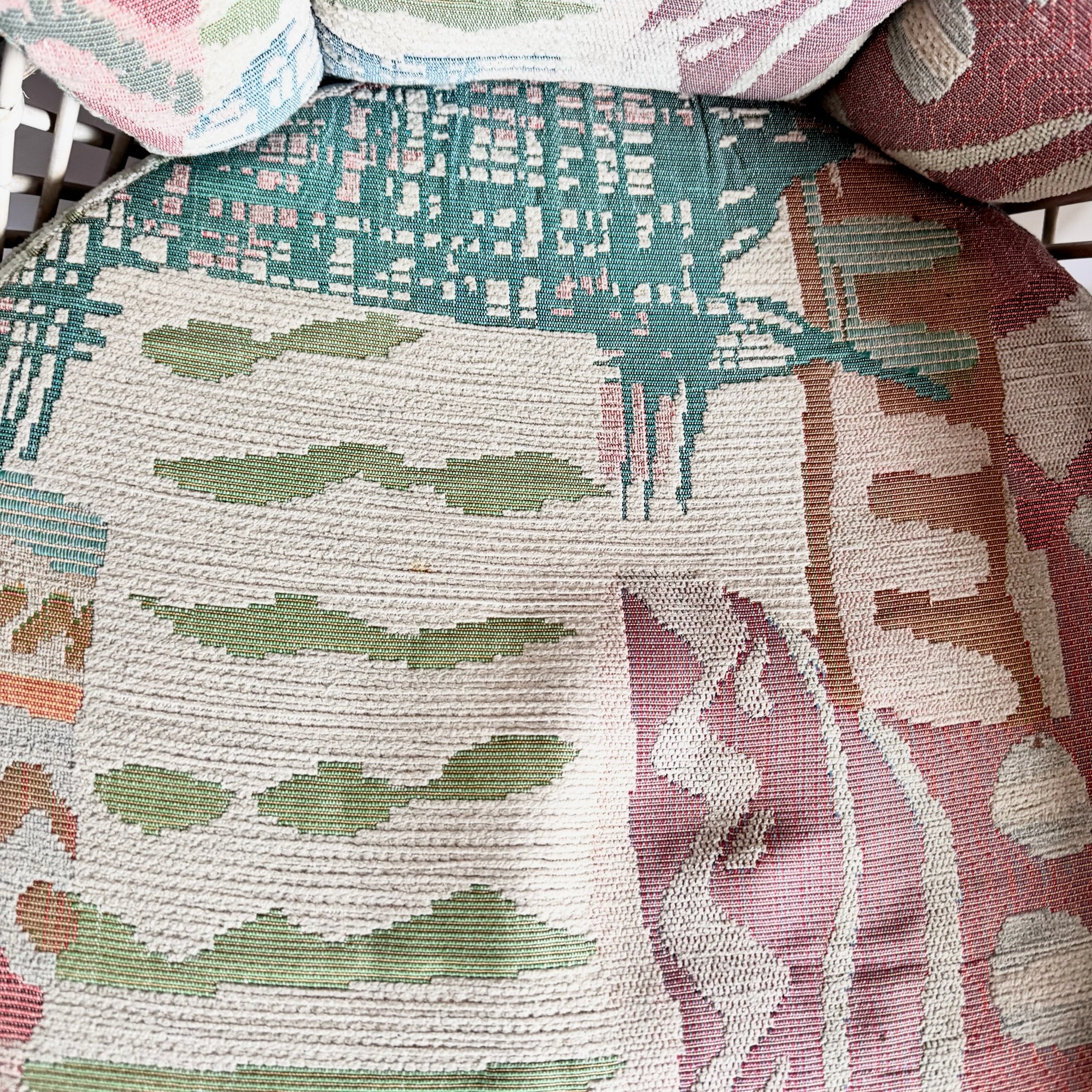 Boho Chic Beige Buri Rattan Swivel Dining Chairs - Set of 4