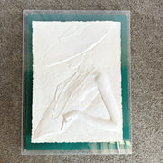 Art Deco Signed Cast Paper “Sophisticated Lady” by David Fisher 516/1000 - Dolphin & Flamingo