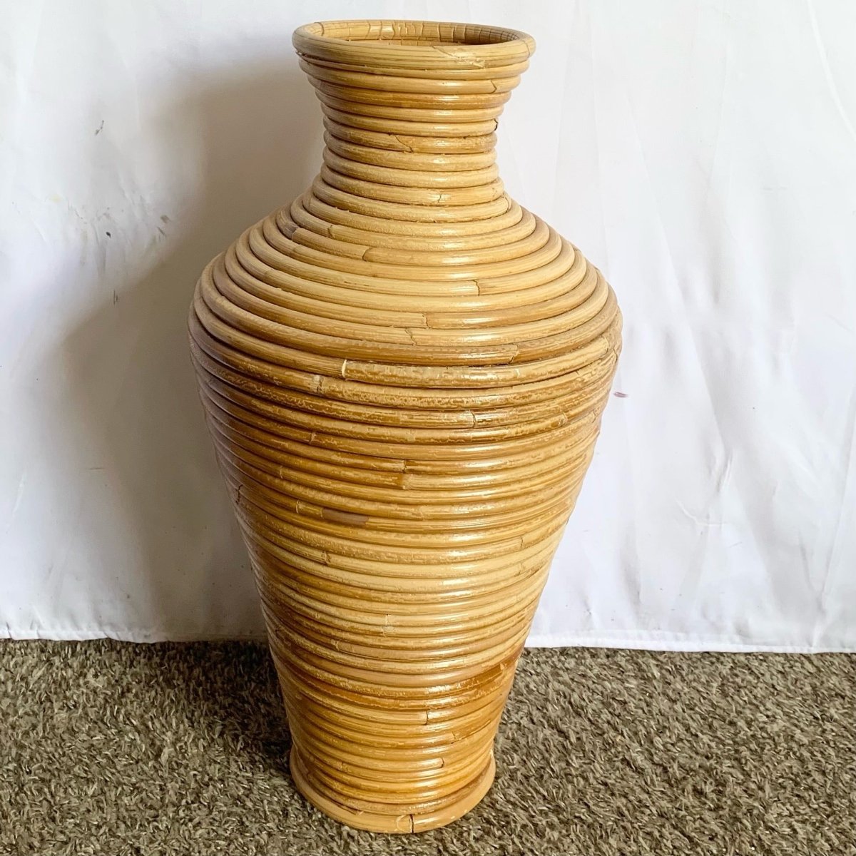 Boho Chic Pencil Reed Vases - Set of 2 - Dolphin & Flamingo