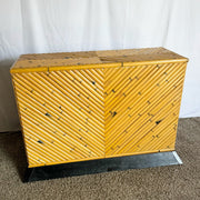 Boho Chic Split Rattan Console Table/Table Base - Dolphin & Flamingo