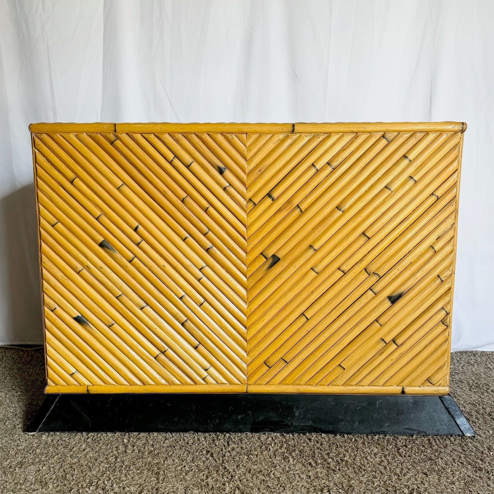 Boho Chic Split Rattan Console Table/Table Base - Dolphin & Flamingo