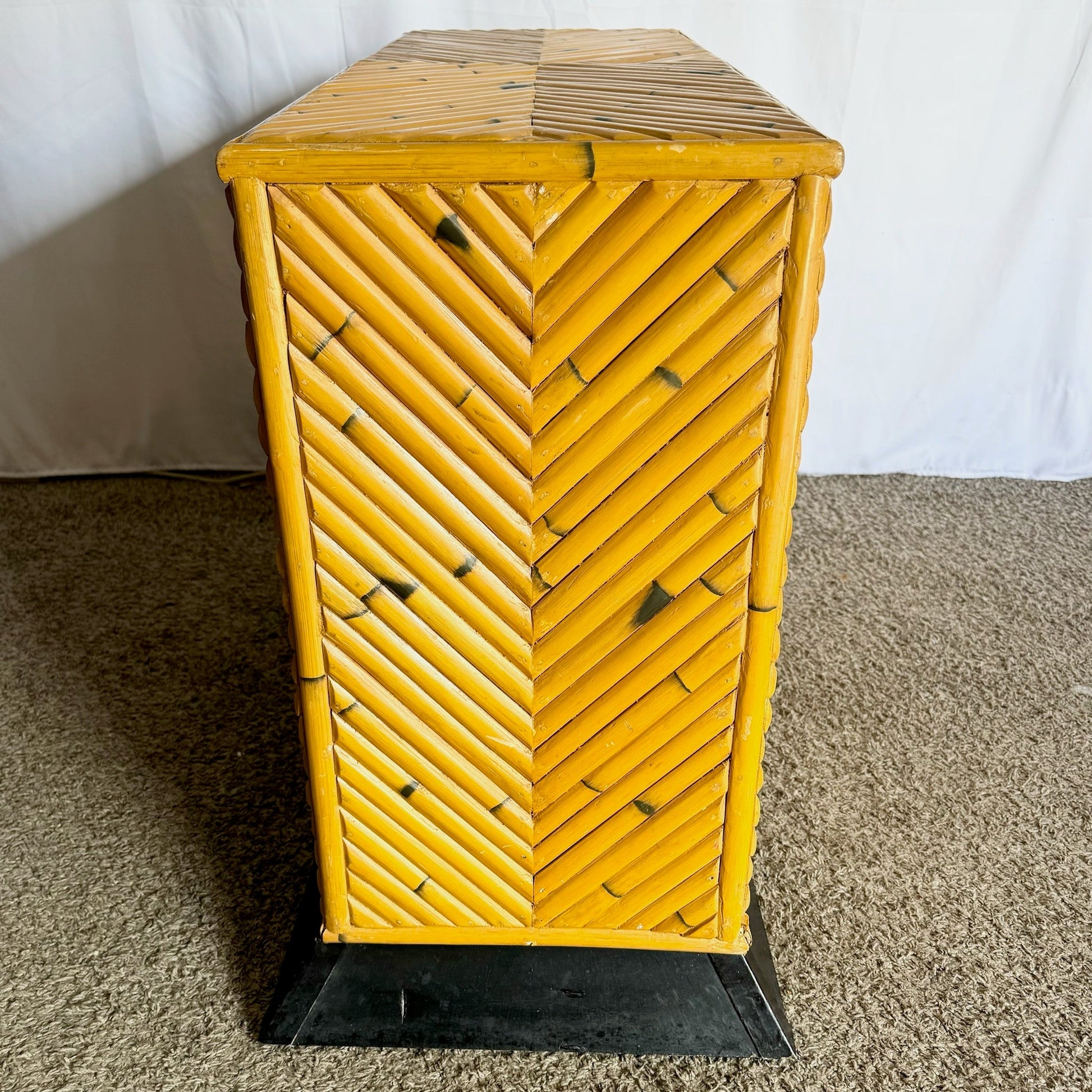 Boho Chic Split Rattan Console Table/Table Base - Dolphin & Flamingo