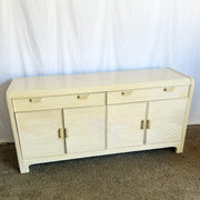 Boho Chic Wavy Pencil Reed Credenza by American Drew - Dolphin & Flamingo
