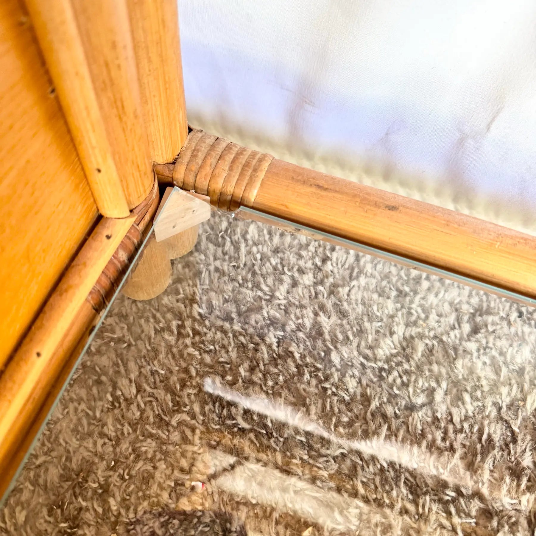 Boho Chic Wavy Pencil Reed Etageres - A Pair