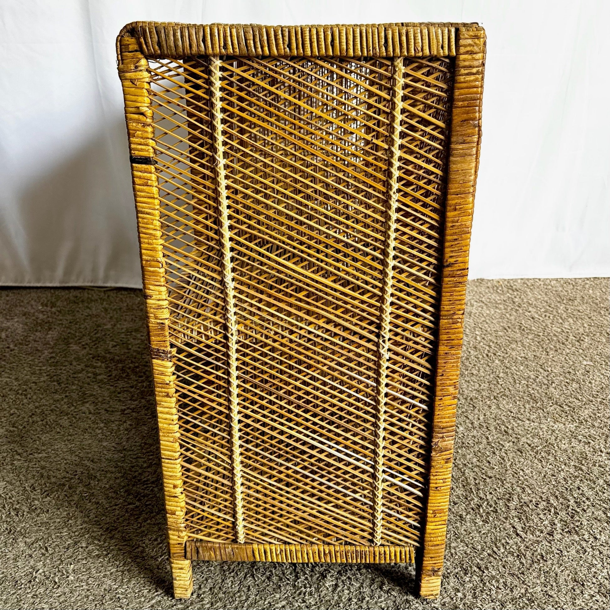 Boho Chic Wicker Wrapped Credenza - Dolphin & Flamingo