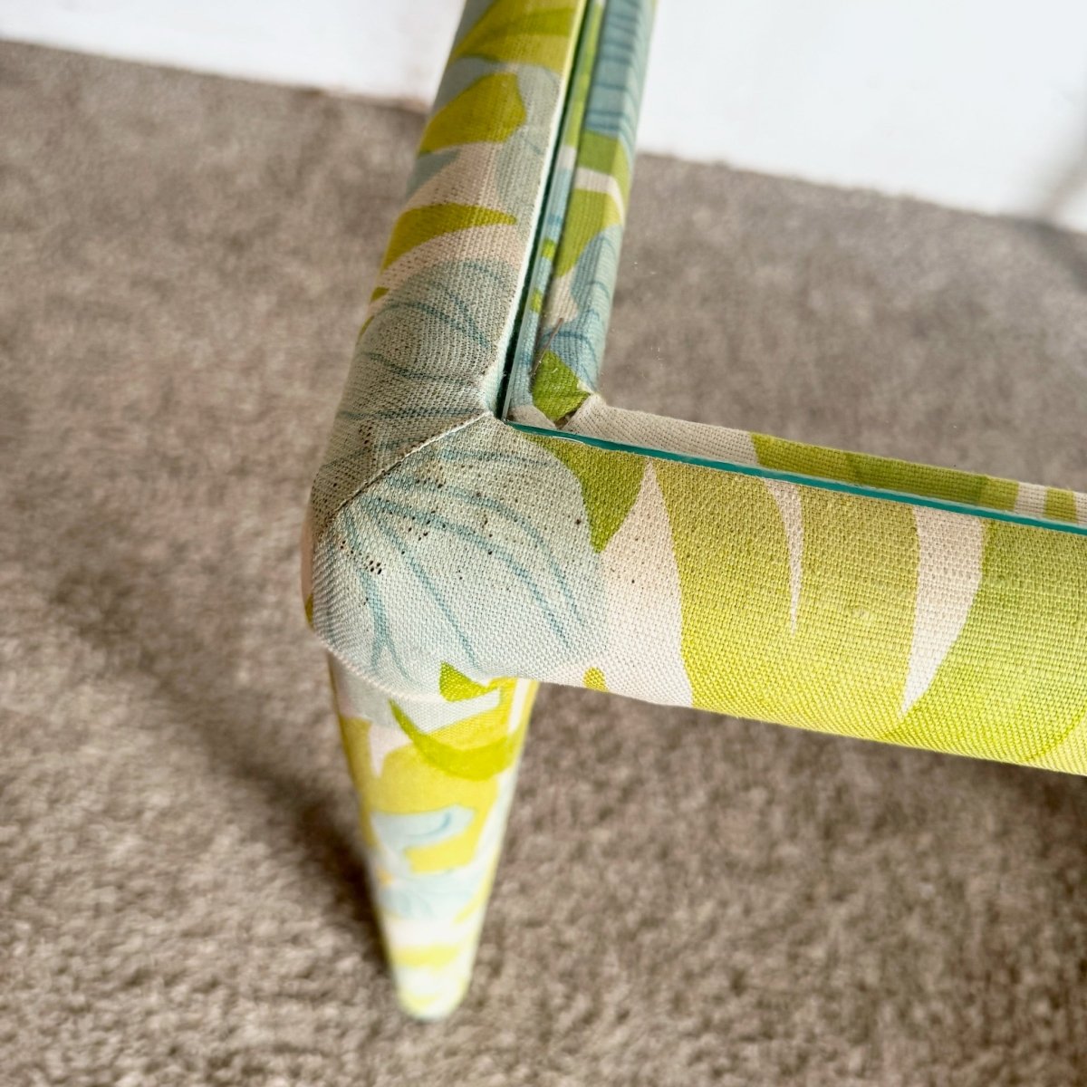 Boho Regency Yellow Blue and Green Dining/Card Table Set - 5 Pieces - Dolphin & Flamingo