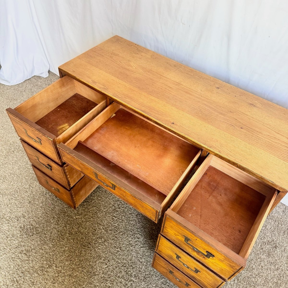 Campaign ״Artefacts” Desk by Henredon - Dolphin & Flamingo