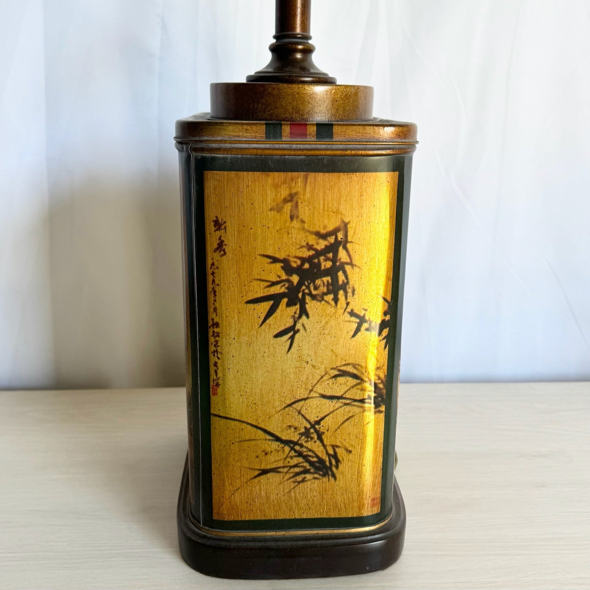 Chinoiserie Tin Can Table Lamp by Frederick Cooper - Dolphin & Flamingo