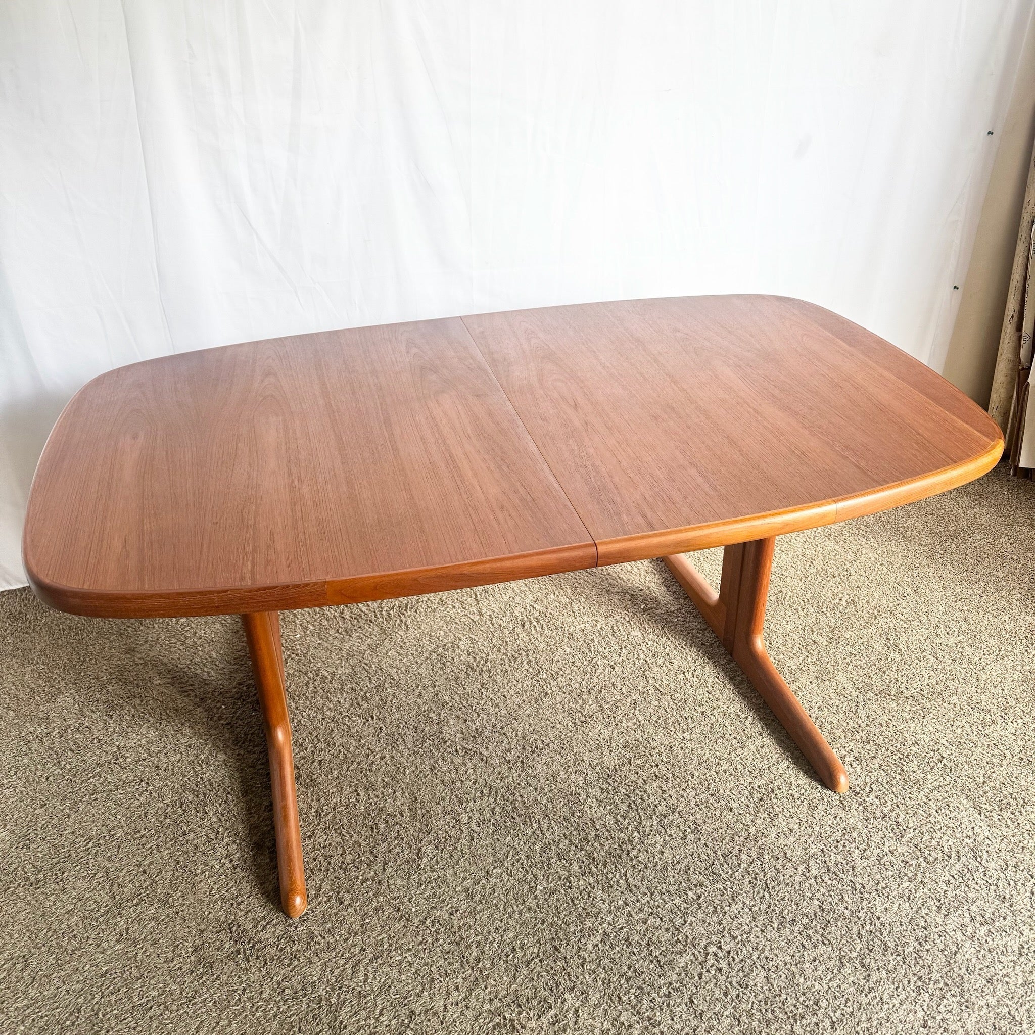 Danish Modern Teak Dining Table by Skovby - Dolphin & Flamingo