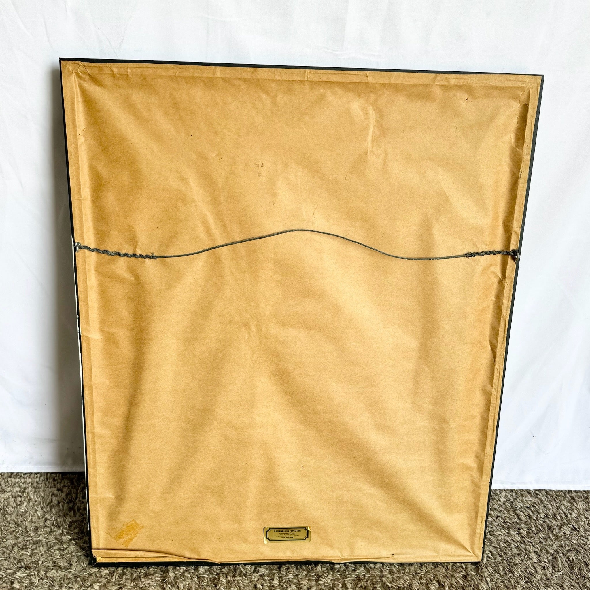 Framed and Signed Pretzel Lady Lithograph – Dolphin & Flamingo