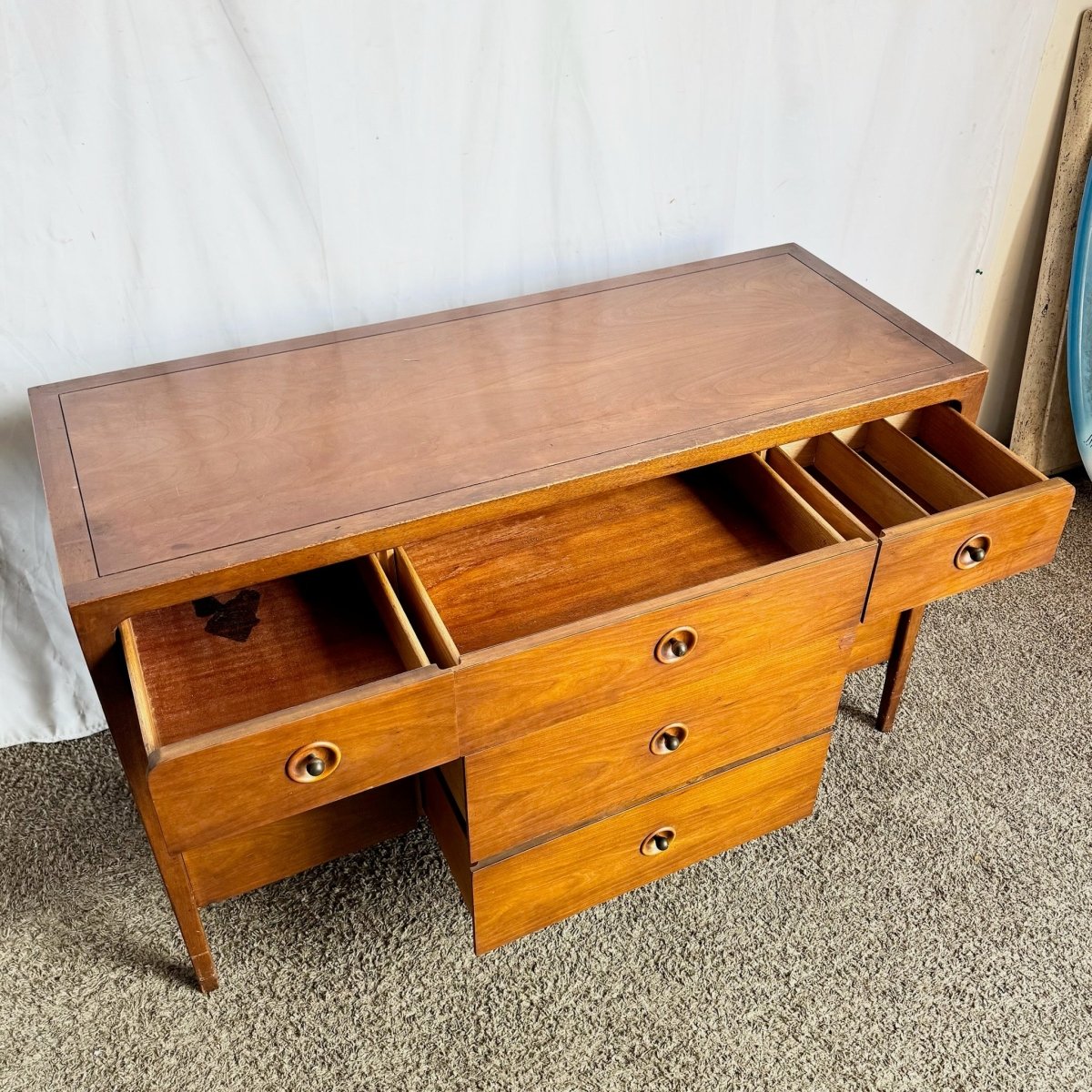 Mid 20th Century Modern Counterpoint Credenza by Drexel - Dolphin & Flamingo
