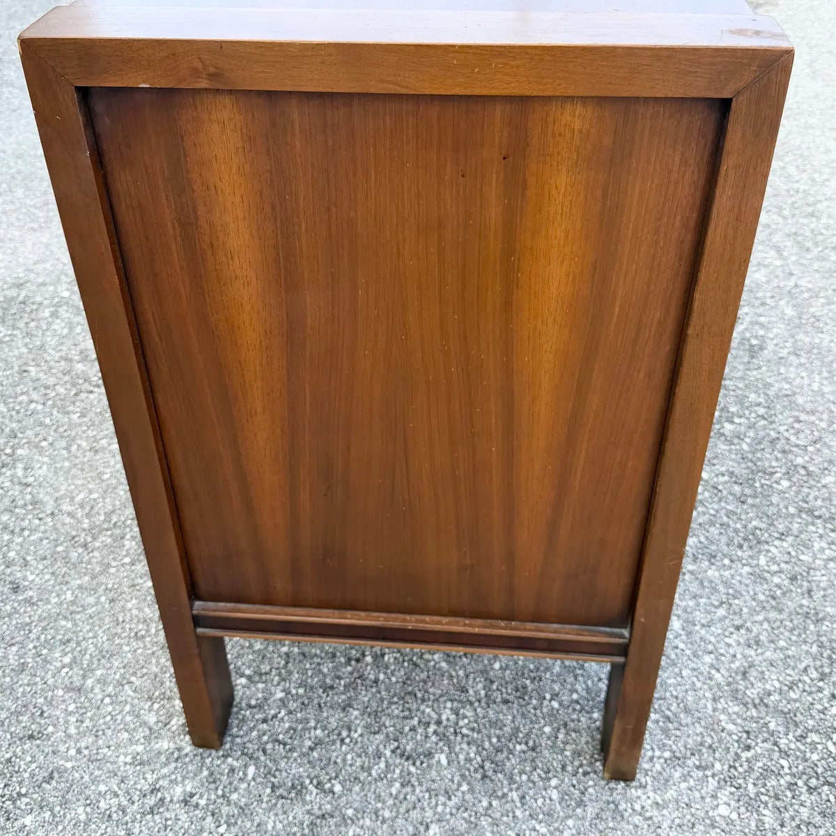Mid Century Brutalist Credenza by United Furniture Corporation Dolphin & Flamingo