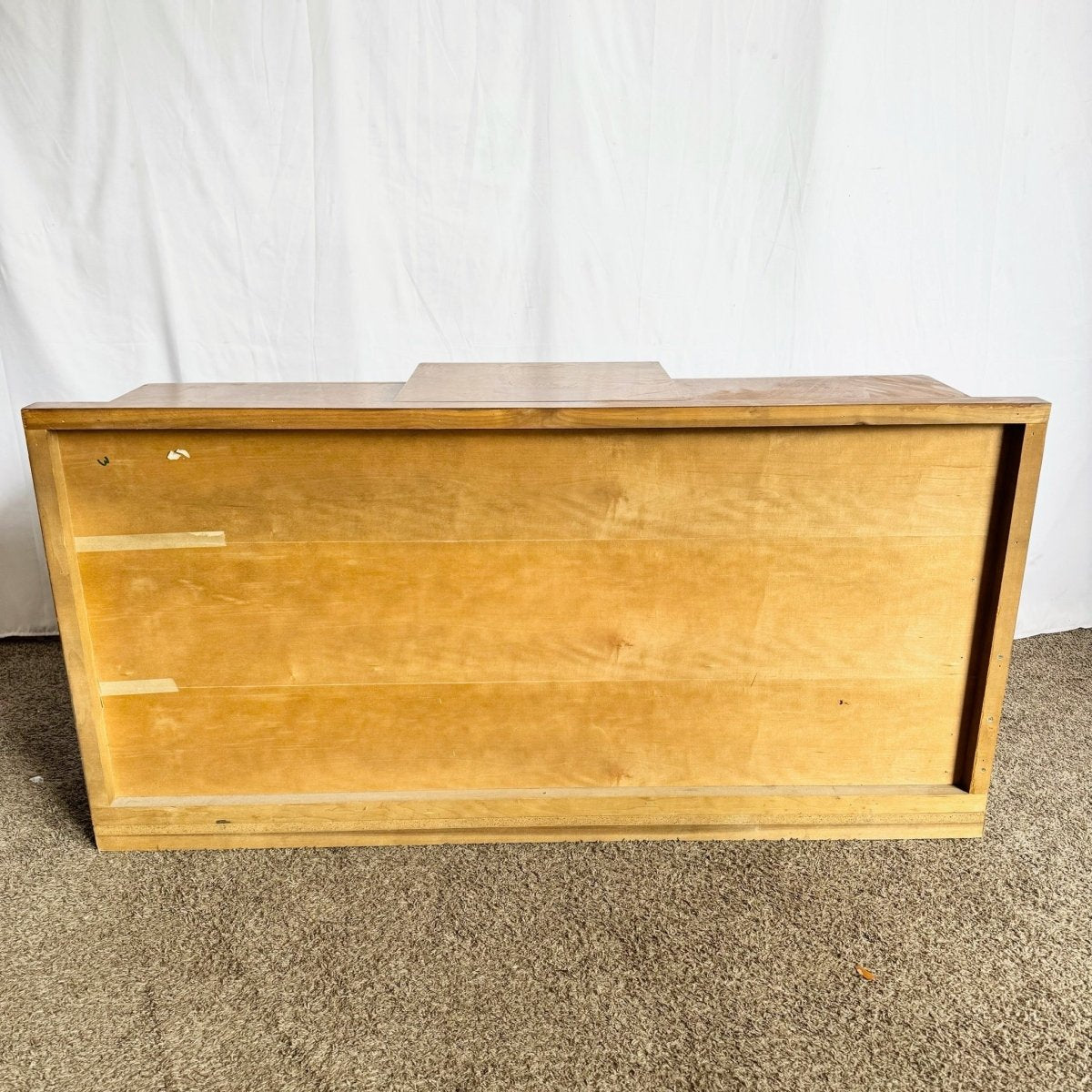 Mid Century Modern BurlWood Credenza/Dry Bar Jay Spectre for Century - Dolphin & Flamingo