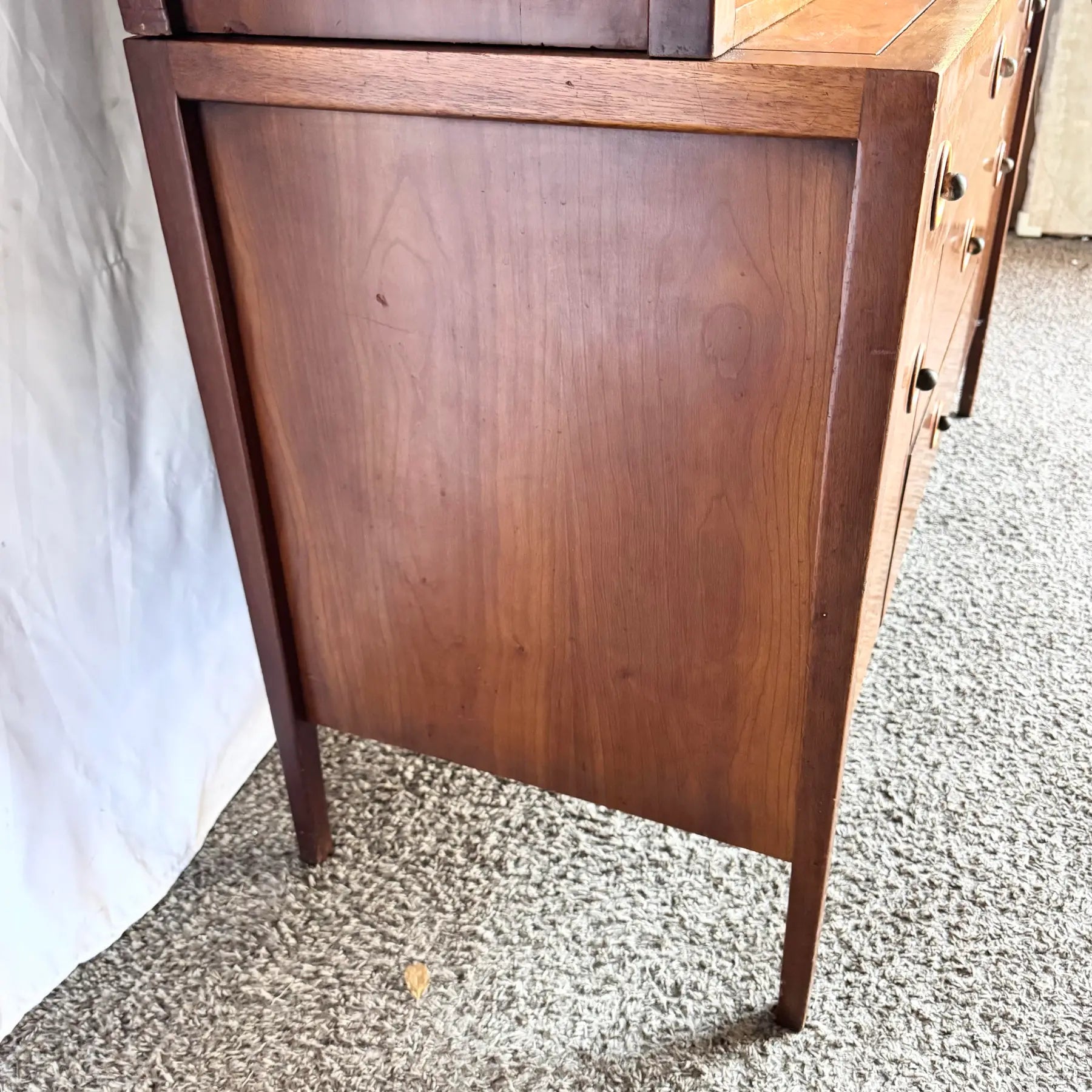 Mid Century Modern Counterpoint Credenza With Hutch/China Cabinet by Drexel