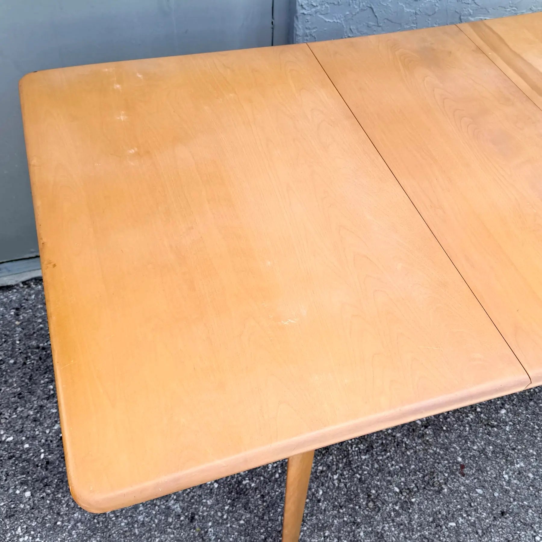 Mid Century Modern M166 Drop Leaf Dining Table by Haywood Wakefieldr Dolphin & Flamingo
