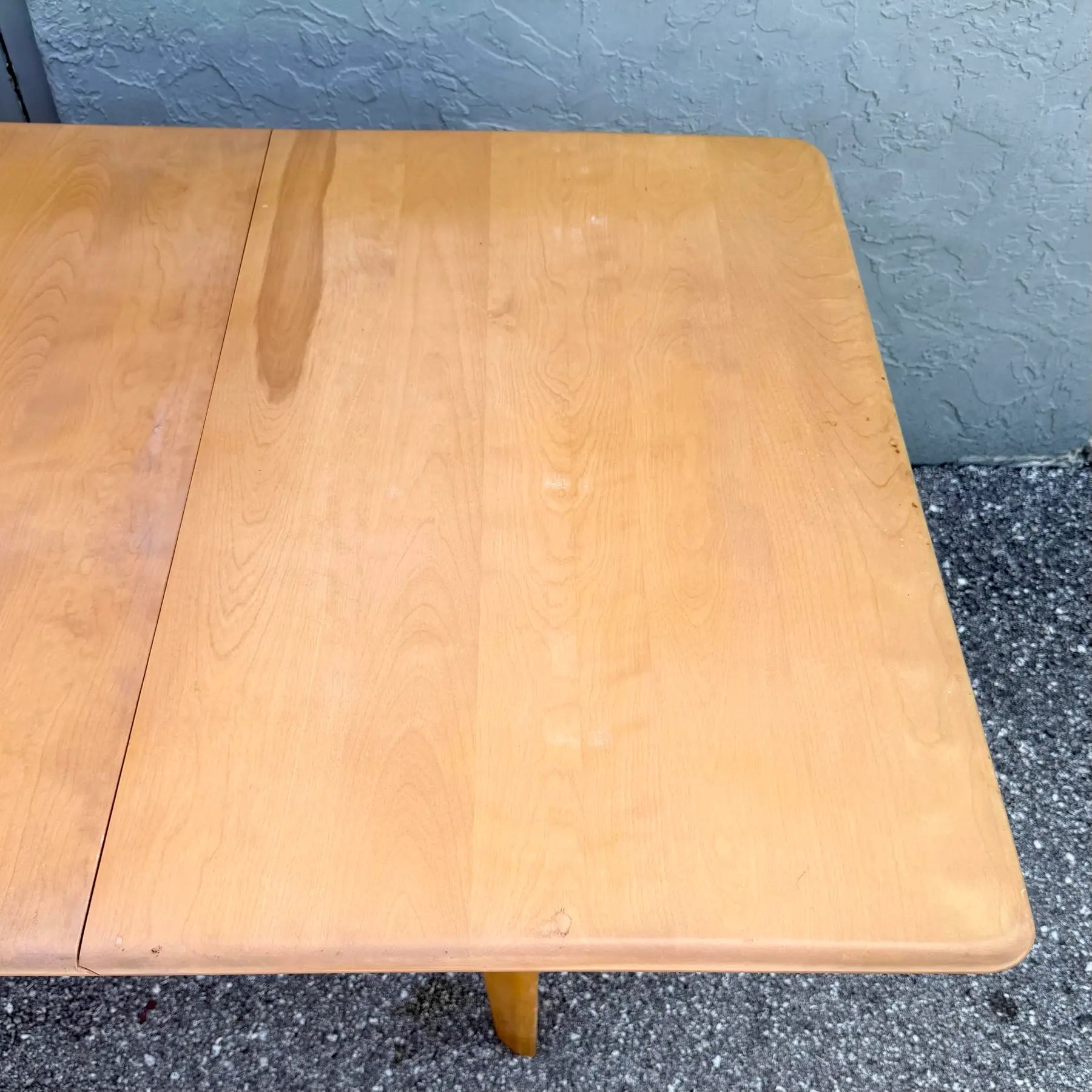 Mid Century Modern M166 Drop Leaf Dining Table by Haywood Wakefieldr Dolphin & Flamingo
