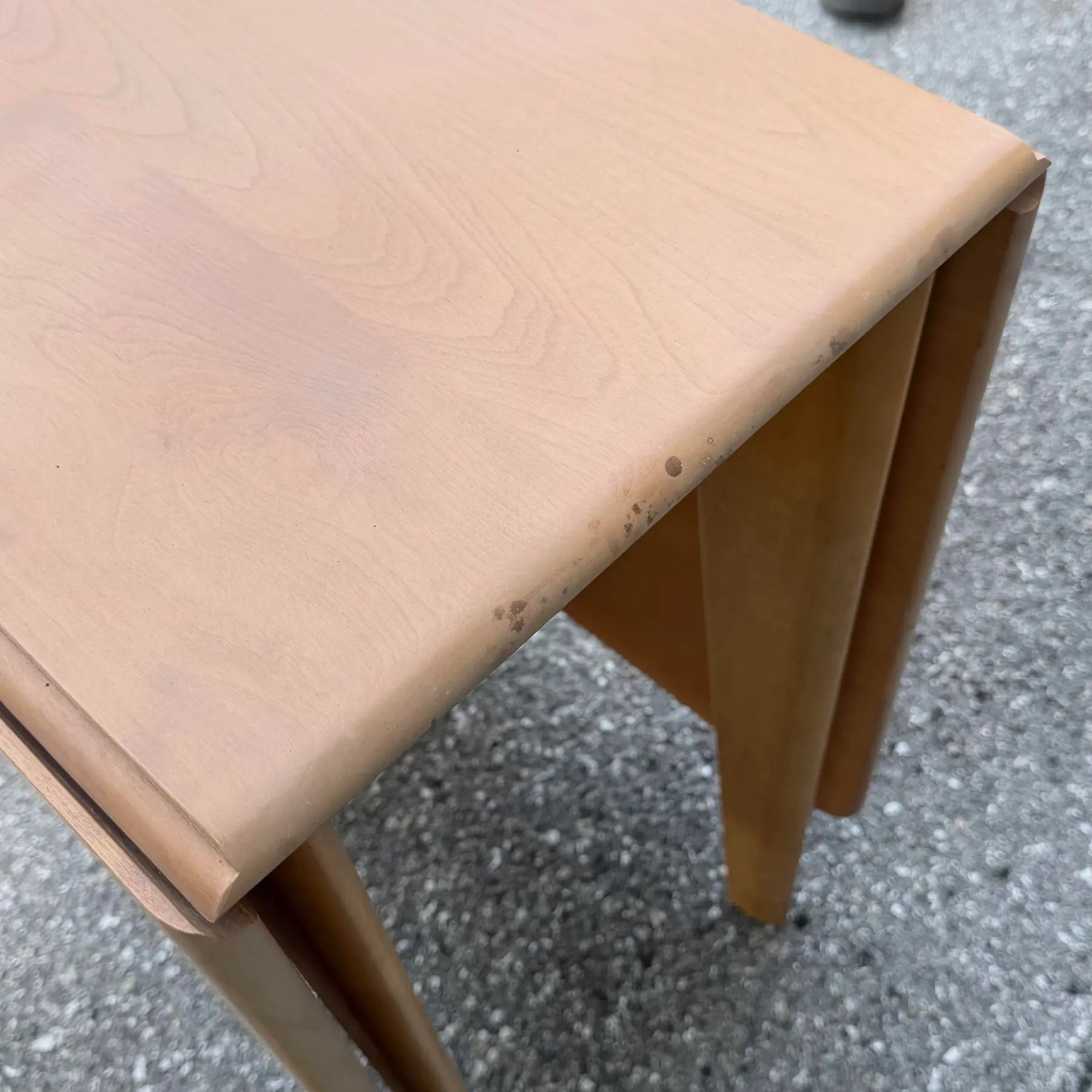 Mid Century Modern M166 Drop Leaf Dining Table by Haywood Wakefieldr Dolphin & Flamingo