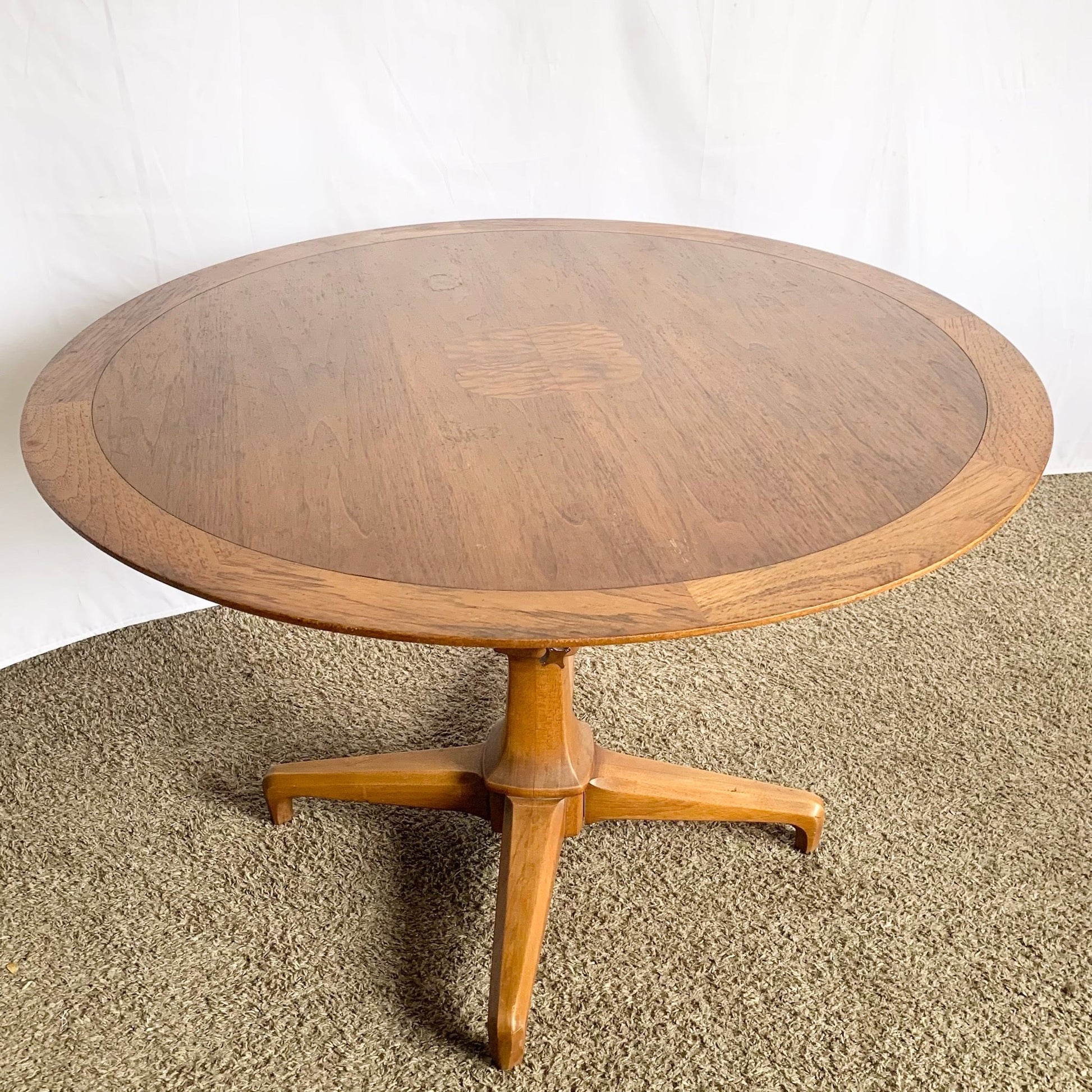 Mid Century Modern Sophisticate Swivel Top Adjustable Coffee Table by Tomlinson - Dolphin & Flamingo
