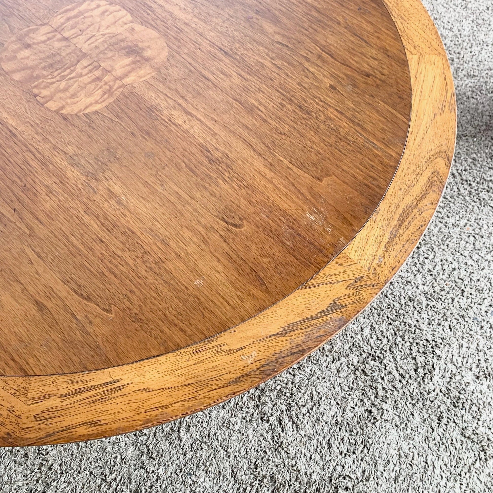 Mid Century Modern Sophisticate Swivel Top Adjustable Coffee Table by Tomlinson - Dolphin & Flamingo