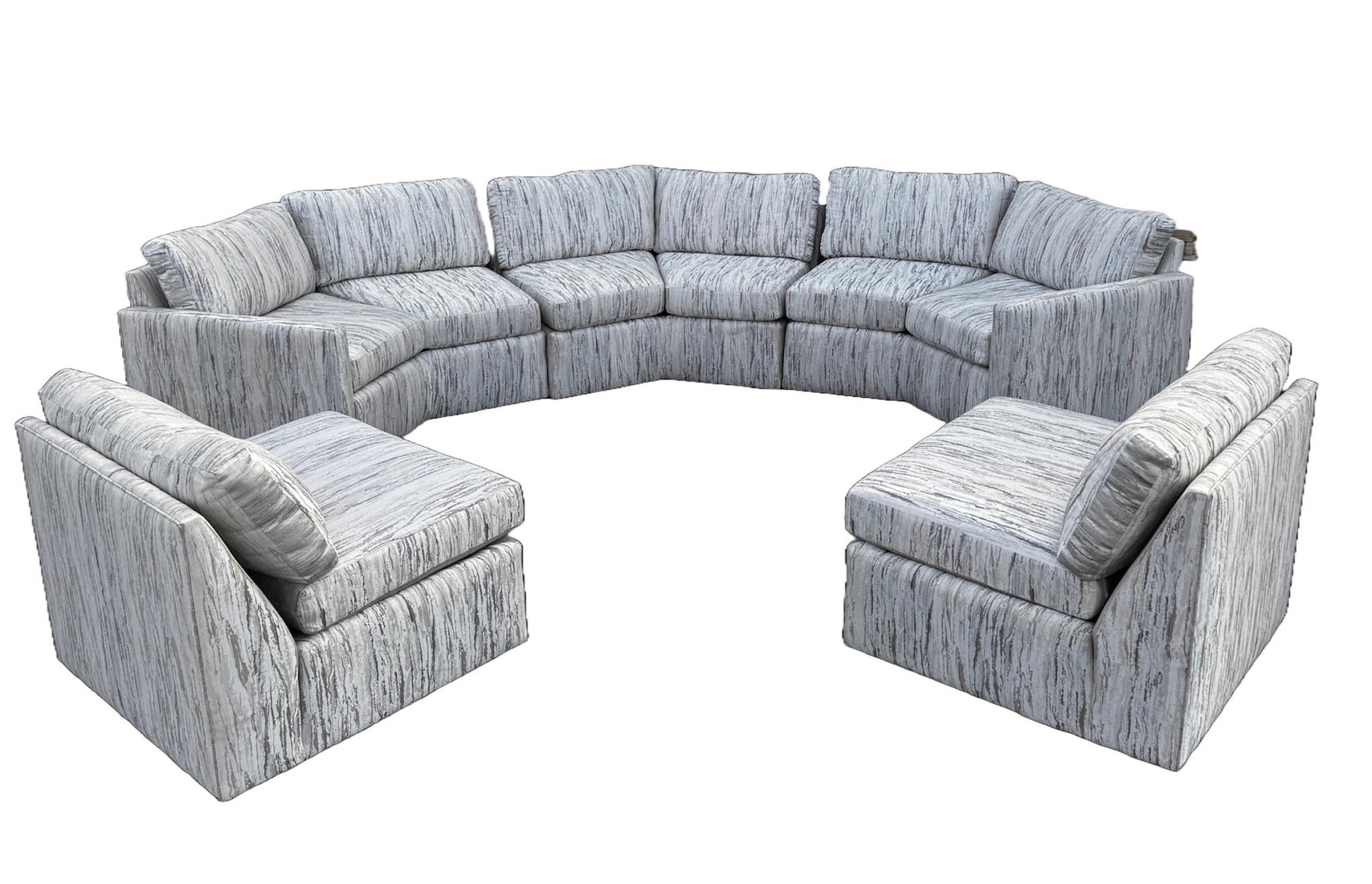 Postmodern Flair Modular Sectional Sofa by Bernhardt - Dolphin & Flamingo