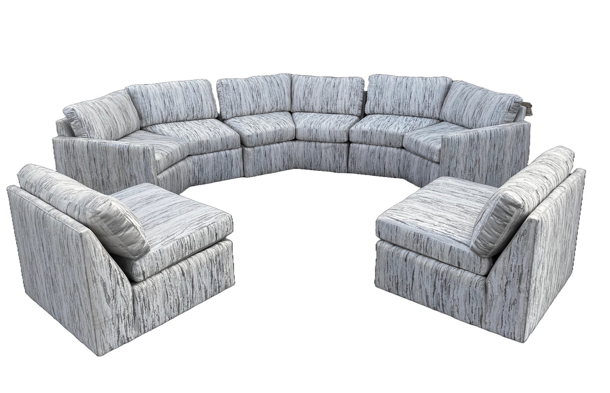 Postmodern Flair Modular Sectional Sofa by Bernhardt - Dolphin & Flamingo
