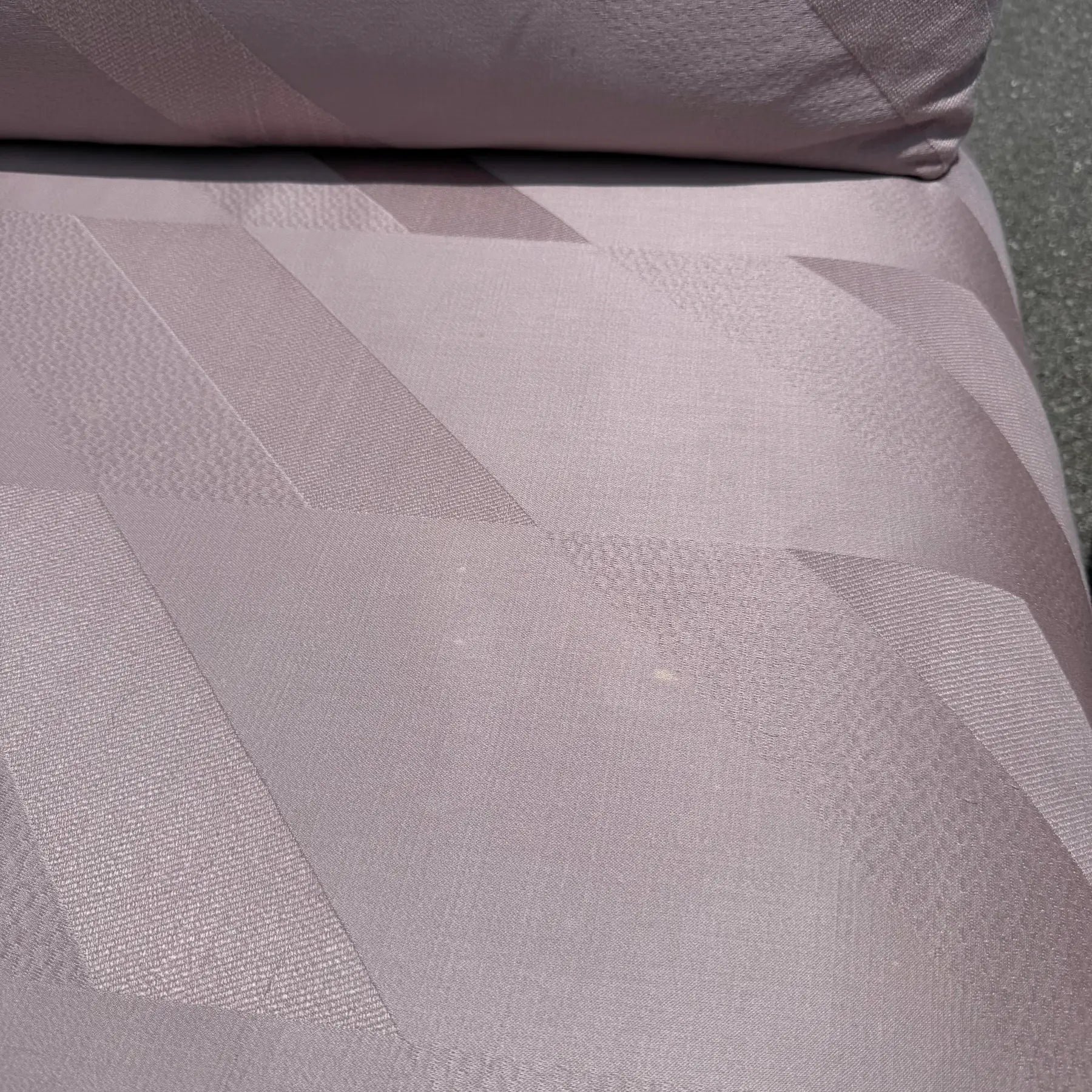 Postmodern Mauve/Pink Sectional Sofa - 2 Pieces Dolphin & Flamingo