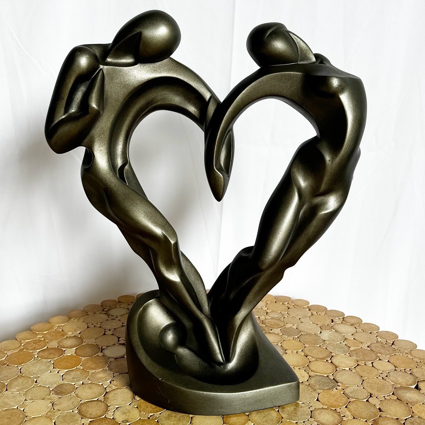 Postmodern “Soul Mates” Sculpture by Austin Productions - Dolphin & Flamingo