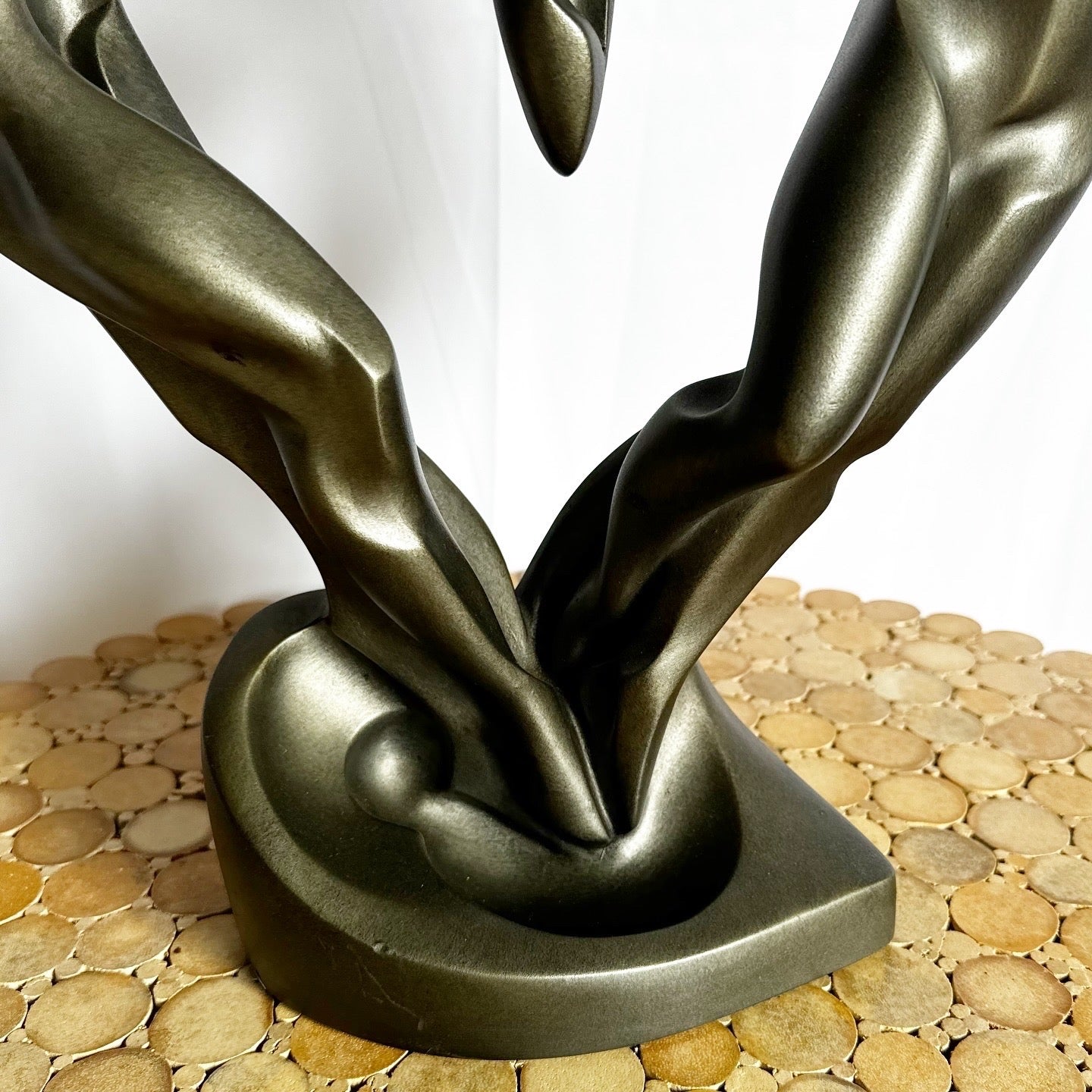 Postmodern “Soul Mates” Sculpture by Austin Productions - Dolphin & Flamingo